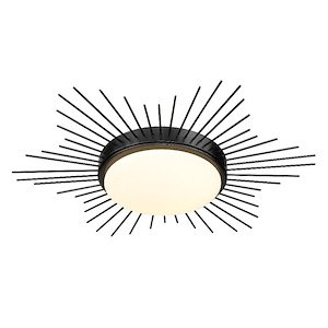 Kieran - 16W 1 LED Flush Mount-2.13 Inches Tall and 18.25 Inches Wide