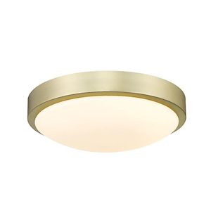 Gabi - 10 Inch 16W 1 LED Flush Mount in Streamlined style - 2.88 Inches high by 10 Inches wide - 1037286