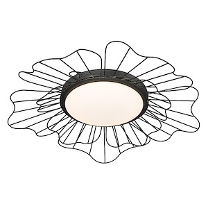 Yasmin - 16W 1 LED Flush Mount-3.13 Inches Tall and 23.63 Inches Wide