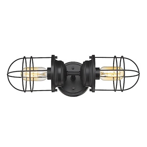 Seaport - 2 Light Wall Sconce in Sturdy style - 16.5 Inches high by 4.63 Inches wide - 1037297