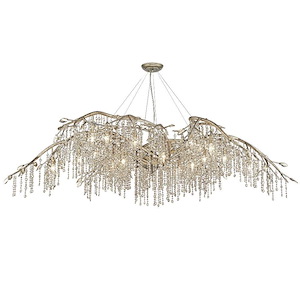 Autumn Twilight - 24 Light Chandelier in Organic style - 23 Inches high by 78 Inches wide - 1044943