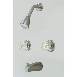 7.20 Inch Double Handle Tub and Shower Mixer