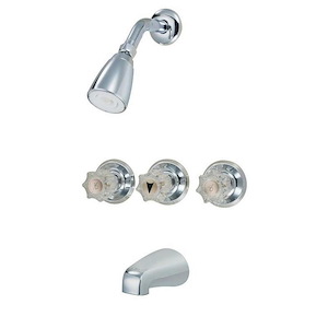 9.50 Inch Double Handle Tub and Shower Faucet