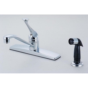 9.25 Inch Single Handle Kitchen Faucet with Spray