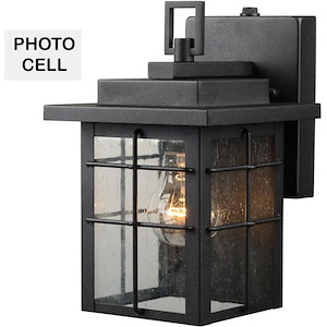 One Light Small Outdoor Photocell Wall Lantern