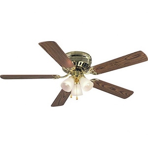 Bermuda - 52Inch 5 Blade Ceiling Fan with Light Kit and Pull Chain Control