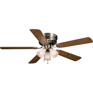 Bermuda - 52Inch 5 Blade Ceiling Fan with Light Kit and Pull Chain Control - 1221113