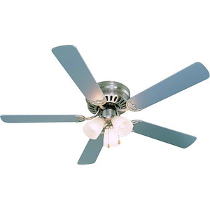 Bermuda - 52Inch 5 Blade Ceiling Fan with Light Kit and Pull Chain Control