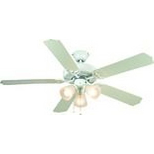 Palladium - 52Inch 5 Blade Ceiling Fan with Light Kit and Pull Chain Control - 1221141