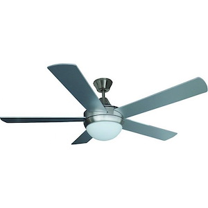 Riverchase - 52Inch 5 Blade Ceiling Fan with Light Kit and Handheld Control - 1221168