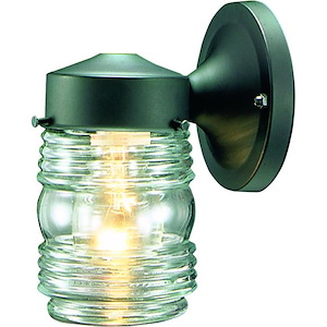 Jelly Jar - One Light Outdoor Wall Mount - 329898