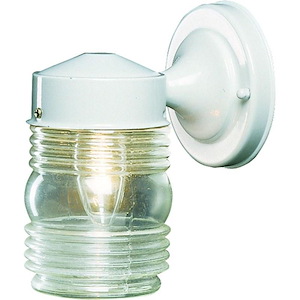 Jelly Jar - One Light Outdoor Wall Mount - 329892