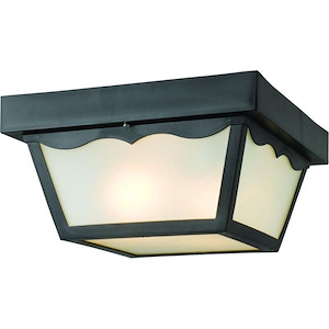 Porch - Two Light Outdoor Flush Mount