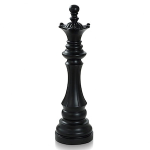 Queen Chess Piece - Sculpture In Contemporary Style-33.5 Inches Tall and 9.75 Inches Wide