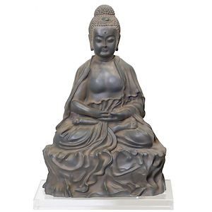 Buddha - Statue-17.5 Inches Tall and 12 Inches Wide