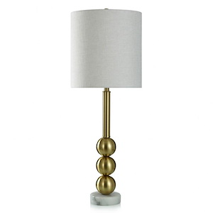 Dobbins - 1 Light Table Lamp In Luxury and Glam Style-37 Inches Tall and 13.5 Inches Wide - 1268325