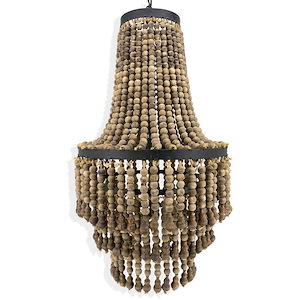 Banks - 1 Light Chandelier In Bohemian Style-31.5 Inches Tall and 17.5 Inches Wide