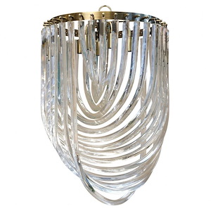 Ribbon - 6 Light Large Chandelier In Vintage Style-34.5 Inches Tall and 20 Inches Wide - 1294156
