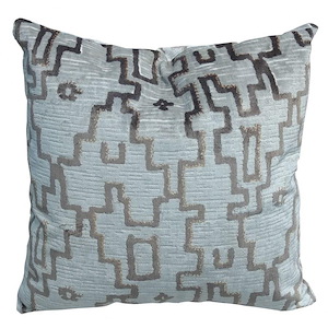 Venturo - Throw Pillow In Modern Style-24 Inches Tall and 24 Inches Wide