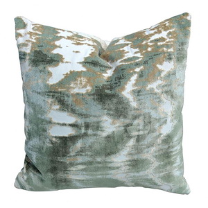 Kanoko - Throw Pillow In Modern Style-24 Inches Tall and 24 Inches Wide