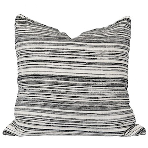 Pepper - Throw Pillow with Down Feather Insert In Contemporary Style-24 Inches Tall and 24 Inches Wide