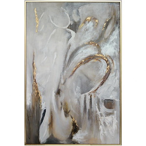 Gypsy - 74 Inch Hand Painted Abstract Framed Canvas Art
