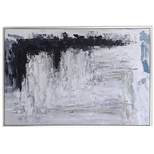 Convert - Framed Hand Painted Abstract Wall Art In Contemporary Style-72 Inches Tall and 48 Inches Wide