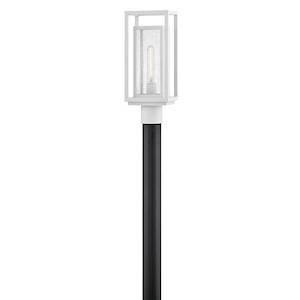 Republic - 8W 1 LED Medium Outdoor Post Lantern-17 Inches Tall and 7 Inches Wide - 1320139