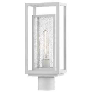 Republic - 8W 1 LED Medium Outdoor Post Lantern-17 Inches Tall and 7 Inches Wide - 1320139