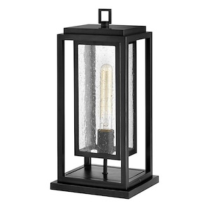 Republic - 1 Light Medium Outdoor Pier Mount in Transitional Style - 7 Inches Wide by 16.5 Inches High - 755602