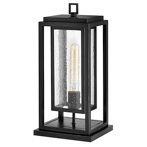 Republic - 1 Light Medium Outdoor Pier Mount in Transitional Style - 7 Inches Wide by 16.5 Inches High - 755602