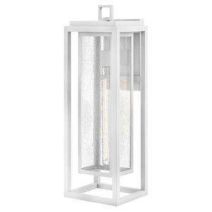 Republic - 12W 1 LED Large Outdoor Wall Lantern-27 Inches Tall and 9 Inches Wide
