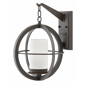 Compass - One Light Outdoor Medium Wall Mount in Transitional Style - 12 Inches Wide by 16.25 Inches High