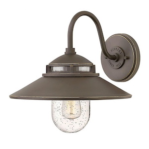 Atwell - 1 Light Small Outdoor Wall Sconce in Traditional and Industrial Style - 11.5 Inches Wide by 11.75 Inches High