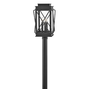 Montecito - 3 Light Medium Outdoor Post Top or Pier Mount Lantern in Transitional Style - 11.75 Inches Wide by 20.5 Inches High - 1054013