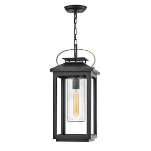 Atwater - 1 Light Medium Outdoor Hanging Lantern in Traditional-Coastal Style - 9.5 Inches Wide by 21.5 Inches High