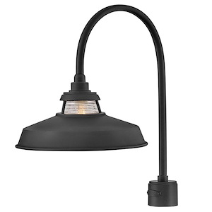 Troyer - 12W 1 LED Outdoor Medium Post Mount Lantern-22.25 Inch Tall and 14 Inch Wide - 1363891