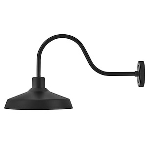 Forge - 1 Light Medium Outdoor Wall Lantern in Industrial Style - 16 Inches Wide by 17.5 Inches High