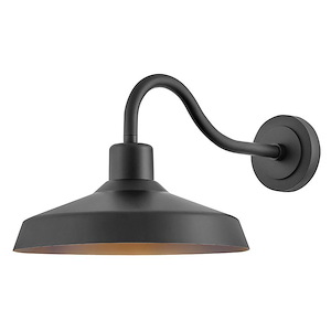 Forge - 14W 1 LED Outdoor Wall Lantern-12.5 Inch Tall and 16 Inch Wide