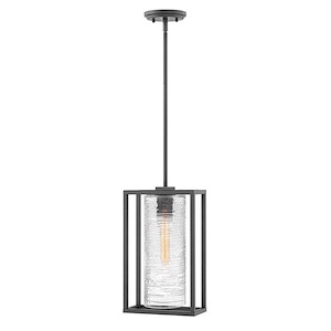 Pax - One Light Outdoor Hanging Lantern in Transitional-Modern Style - 9 Inches Wide by 15.25 Inches High - 1333458