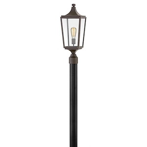 Jaymes - One Light Outdoor Post Top/ Pier Mount in Traditional Style - 7.75 Inches Wide by 22.75 Inches High - 1333411
