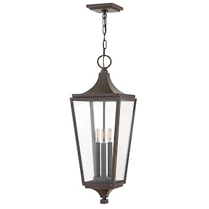 Jaymes - Three Light Outdoor Hanging Lantern in Traditional Style - 9.25 Inches Wide by 26.25 Inches High
