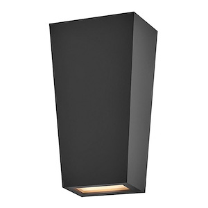 Cruz - 13W 2 LED Outdoor Small Wall Lantern In Modern Style-11 Inches Tall and 6 Inches Wide