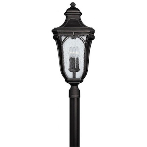 Trafalgar - 3 Light Large Outdoor Post Top or Pier Mount Lantern in Traditional Style - 12 Inches Wide by 27.5 Inches High - 755651