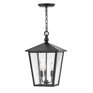 Huntersfield - 3 Light Medium Outdoor Hanging Lantern in Traditional Style - 11 Inches Wide by 17.75 Inches High - 1032816