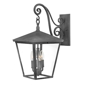 Trellis - Four Light Outdoor Large Wall Mount in Traditional Style - 11 Inches Wide by 22.25 Inches High - 755675