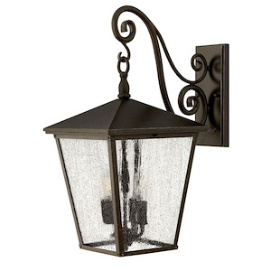 Trellis - Four Light Outdoor Large Wall Mount in Traditional Style - 11 Inches Wide by 22.25 Inches High - 755675
