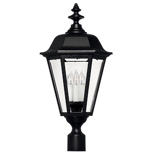 Manor House - Cast Outdoor Lantern Fixture in Traditional Style - 13.75 Inches Wide by 27 Inches High - 18029