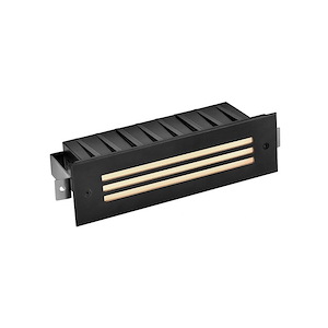 Sparta Dash - 7W LED Large Louvered Brick Light-3 Inches Tall and 10 Inches Wide