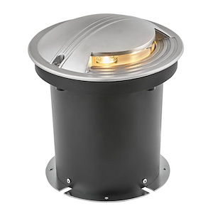 Sparta 7 Inch Flare LED Round Uni-Directional Well Light - Stainless Steel Landscaping Indicator - 1212715